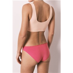 Pack 7 bragas clásicas algodón rosa