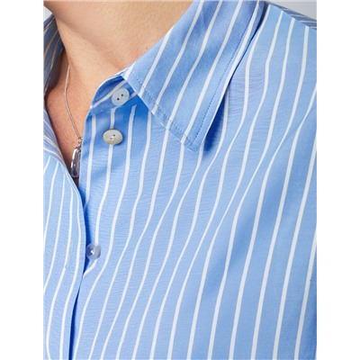 Блузка в полоску с цельнокроеной проймой