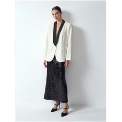 Юбка макси с пайетками, S1071/escalas