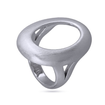 Кольцо (покрытие сатиновый родий)