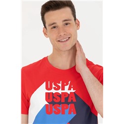 Erkek Kırmızı Bisiklet Yaka Tişört