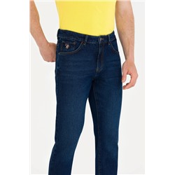 Erkek Koyu Mavi Jean Pantolon