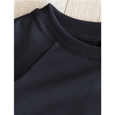 Футболка свободная из футера двухнитки с эластаном