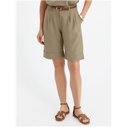 Шорты-бермуды из плотного лиоцелла