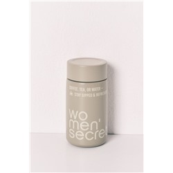 Botella metal verde logo