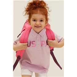 Kız Çocuk Manolya Polo Yaka Tişört