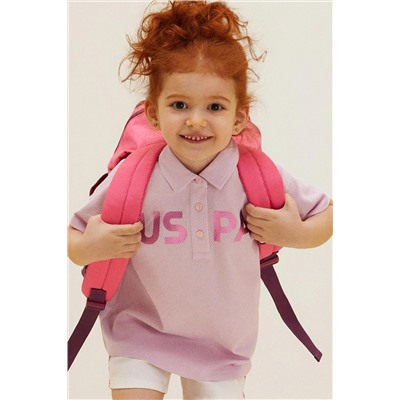 Kız Çocuk Manolya Polo Yaka Tişört