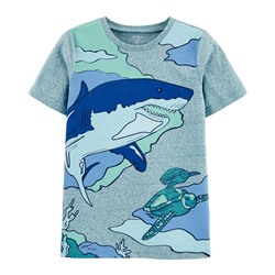 Carter's | Kid Shark Snow Yarn Jersey Tee