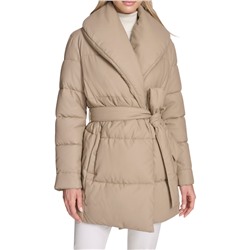 Andrew Marc Adela Pillow Collar Wrap Coat