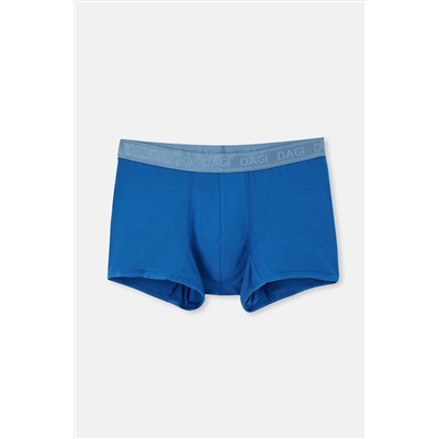 Dagi Açık Mavi-Mavi 2'li Desenli Micro Modal Boxer