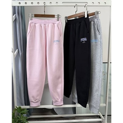 Детские теплые спортивные штаны  ПУМ*А