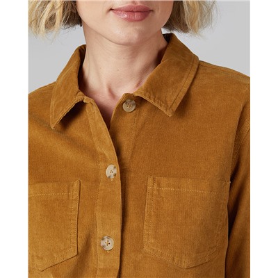WOMEN'S CORDUROY SHIRT JACKET