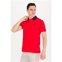 Erkek Kırmızı Polo Yaka Tişört