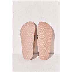 Sandalia bio tiras cruzadas rosa