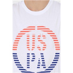 Erkek Beyaz Bisiklet Yaka Tişört