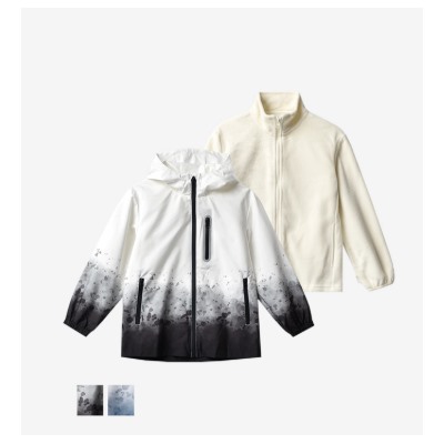 Ветровка в комплекте с флисовой кофтой