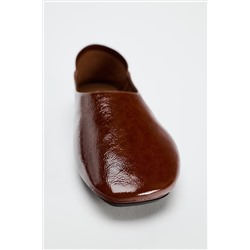FLAT LEATHER SHOES