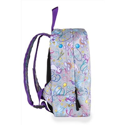 Рюкзак Малыш Единороги гимнасты серый