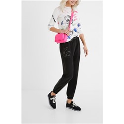 Camiseta algodón garabatos y frases