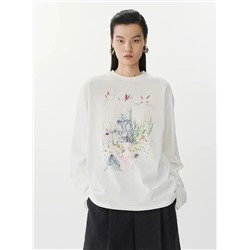 Свободная повседневная футболка  ДЖЕЙ*ЭН*БИ*УАЙ