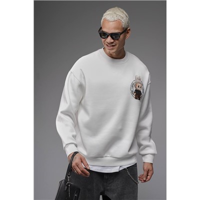 Худи  лабубу белый