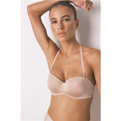 ELEGANT Sujetador sin tirantes microfibra