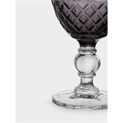 Бокал-кубок для вина, 260 мл, стекло Р, серый градиент, Poem