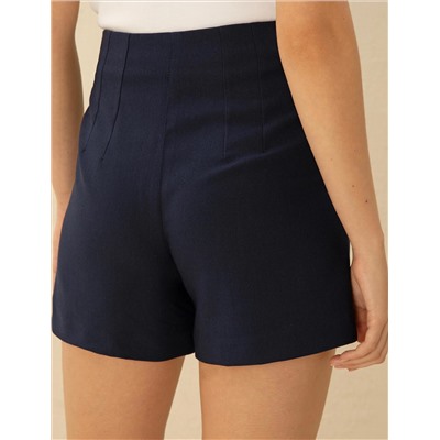 Lacivert Regular Fit Bermuda Şort