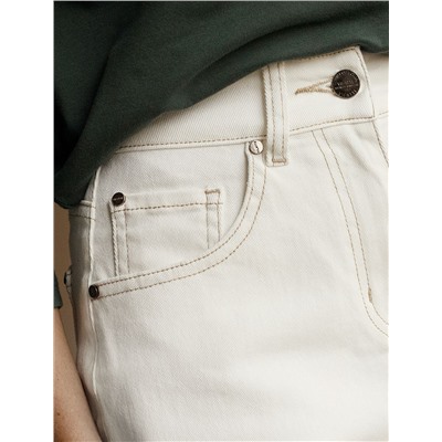 Шорты из эластичного денима