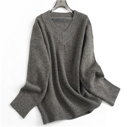 Женский свободный пуловер