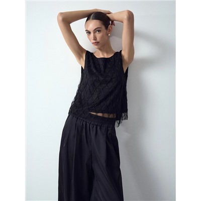 Топ с бисером, B3149/glasperle