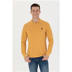 Erkek Hardal Basic Sweatshirt