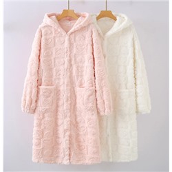 Женский зимний длинный халат