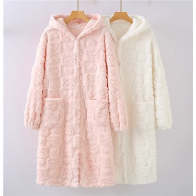 Женский зимний длинный халат