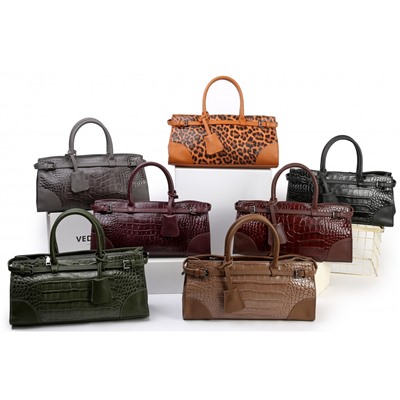 Сумка Lanotti CROCO LINE 8346/зеленый