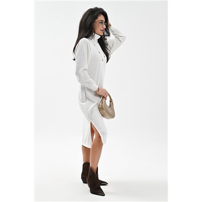 Платье теплое в рубчик