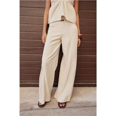 Z1975 BEADED HIGH RISE WIDE LEG JEANS