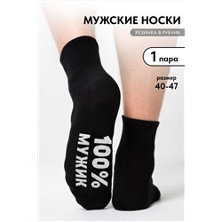 Носки мужские Мужик 100%