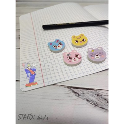 Ластик мордочка животных 3 шт, 60963