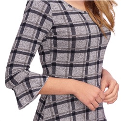 Damen Kleid mit Trompetenärmel