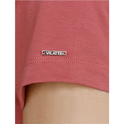 Базовая футболка из премиального хлопка с V образным вырезом