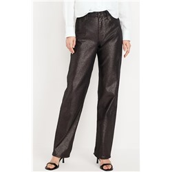 High-Waisted Shine OG Loose Jeans