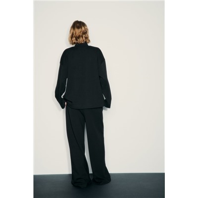 SUDADERA CUELLO ALTO INTERLOCK