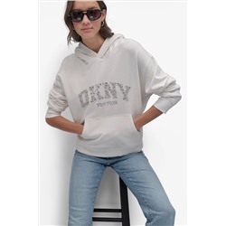 DKNY ARCHED DOME STUD SWEATSHIRT