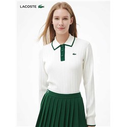 Женское классическое поло с длинным рукавом ЛАКОСТ*Е