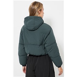 Anorak con capucha - Verde