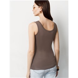 Топ облегающий из премиального хлопка с эластаном