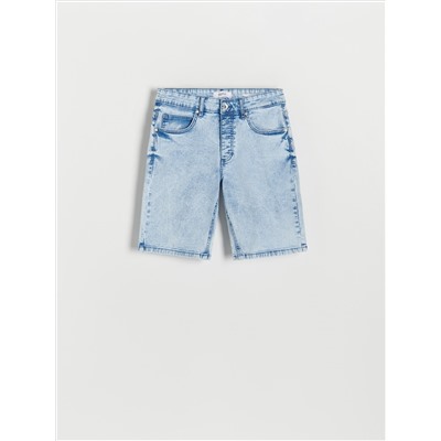 Shorts im Regular-Fit aus Denim