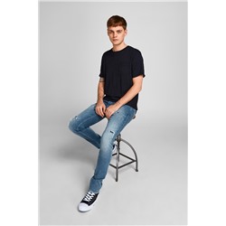 Vaquero slim fit de algodón orgánico Azul