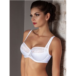 Бюстгальтер 6030 Compliment Белый ЧЗ сшивная Fluide